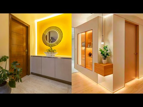 Entryway Decorating Ideas | Entryway Buddha Wall Hallway Entrance Shoe Rack Cabinet Foyer Mirror