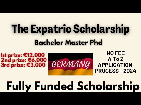 🎓 The Expatrio Scholarship | Fully Funded Scholarship for International Students | Study in Germany🌍