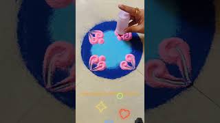 Easy Rangoli #rangoli #rangolidesigns #viralrangolivideo #viralrangolidesigns #shorts #viralshort