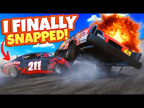 I Finally Lost It and CRASHED All of My Friends in Wreckfest Multiplayer!