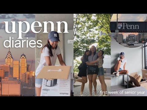 moving into upenn | first week of senior year | 미국 유펜 대학생 브이로그 📚