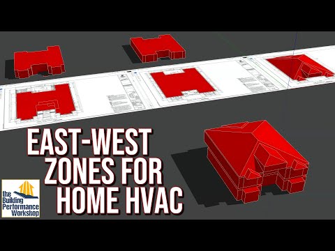 HVAC Design: Zoning East-West like Manual J Tells Us To