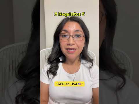 🇺🇸Requisitos para sacar el certificado de GED en Estados Unidos!