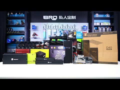 「BRO」4K PC BUILD Jonsbo D40 M-ATX BRO Water Cooling .乔思伯D40 #jonsbo