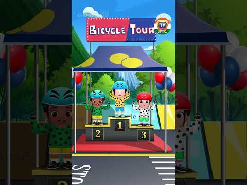 సైకిల్‌ రేస్‌ పాట - Tour de France #Shorts #ChuChuTVTelugu #KidsSongs #tourdefrance2024 #BicycleRace