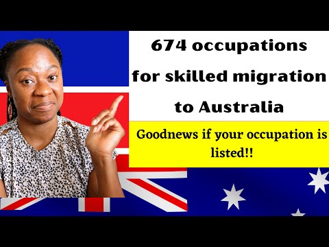 AUSTRALIA'S SKILLED OCCUPATION LIST - IGNORING THIS LIST IS TO YOUR DISADVANTAGE!