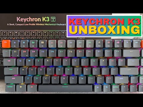 Keychron K3 Keyboard Unboxing: Compact, Sleek, and Ready to Impress!