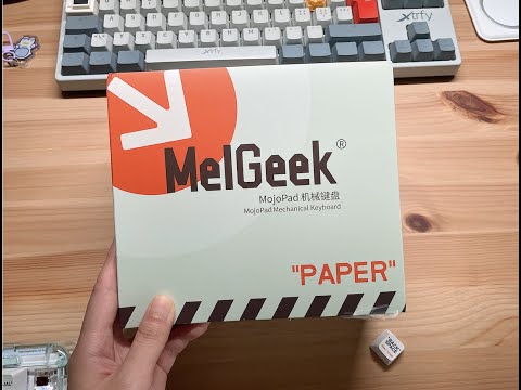 MelGeek mojoPad (brown switches) numpad Unboxing / Typing sound