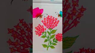 Easy and simple flower drawing for beginners || simple flower sketch for beginners