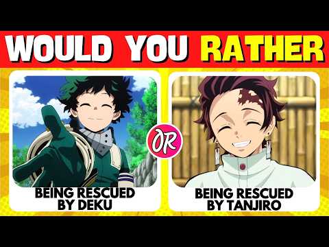 Would You Rather? My Hero Academia Vs Demon Slayer Edition 🦸👿 | Random Quizzes