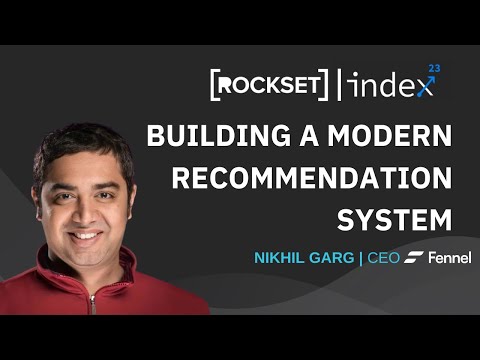 #IndexConf 2023 - Building a Modern Recommendation System