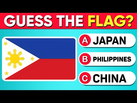 Guess and Learn ALL 53 FLAGS Of ASIA! Flag Quiz