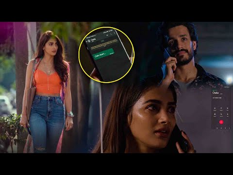 Akhil Akkineni & Pooja Hegde Telugu Blockbuster Movie Ultimate Love Scene || Kotha Cinema