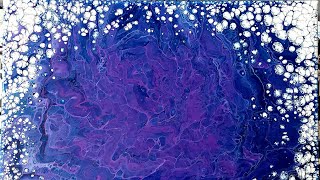 #2- Pearl Pour Technique: FIRST Try! | Abstract Fluid Art | Acrylic Pouring