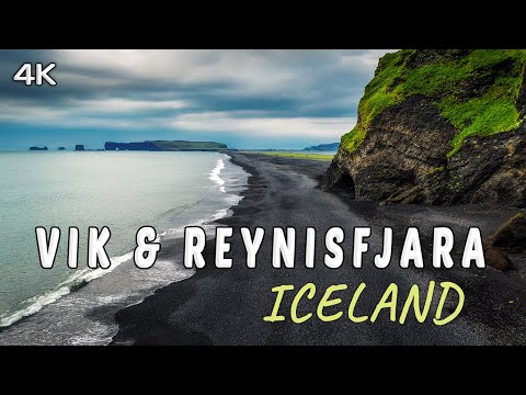 Reynisfjara & Vik, Iceland - 4K Nature Sceneries