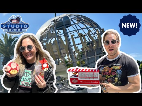 NEW Food at Universal Studios Hollywood! 60th Anniversary Studio Tram Tour & More!