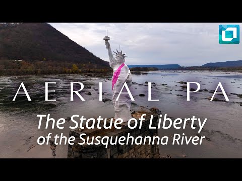 The Statue of Liberty of the Susquehanna River | Aerial PA