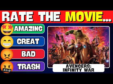 Rate The MCU Movies And Series 🦸😁 | Random Quizzes