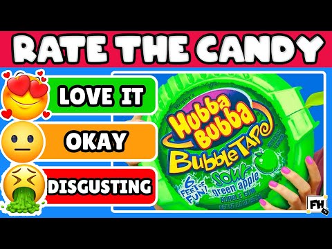 Rate the TOP Candy Challenge 🍬 Ultimate Candy Tier List 🍫 Kids Brain Break