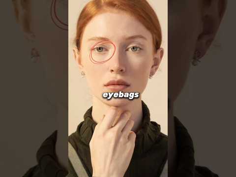 Get rid of eye bags instantly with these 2 simple steps #shorts  #glowup #skincareroutine #eyebags