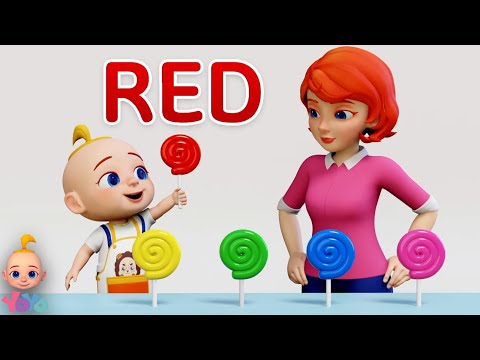 Color Candies, रंगीन कैंडीज, Baby Shark Song, Kids Learning and Baby Videos