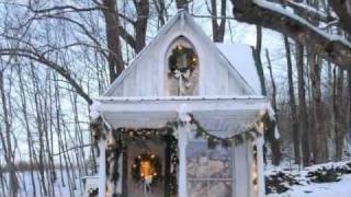 Shabby Chic Holiday Decor Tips at Vintage Video at My Shabby Streamside Studio