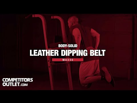 Body-Solid Leather Dipping Belt MA330