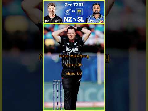 Matt Henry | 3rd T20 vs srilanka #trendingshorts