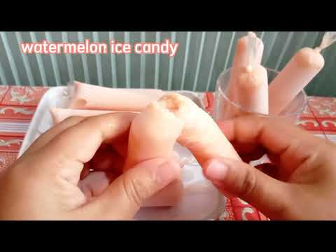 Watermelon Ice Candy ll Pangnegosyo recipe #shortvideo #icecandy #shortsvideo