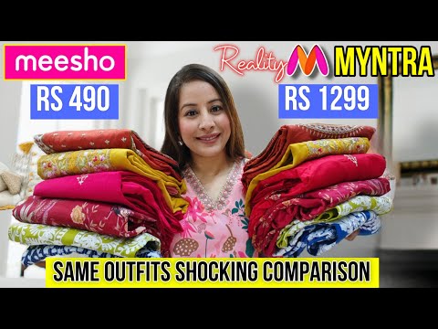 🤔Meesho Vs Myntra🤔Which One is Best🤔Same Product Comparison🤔Honest Review #meesho #meeshovsmyntra