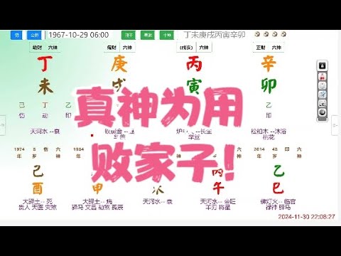 真神为用，败家子 #八字 #命理 #运势 #算命