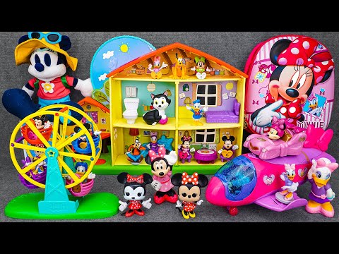 Satisfying with Unboxing Disney Minne Mouse Fun Wheel Airplane Playset | Review Toys ASMR