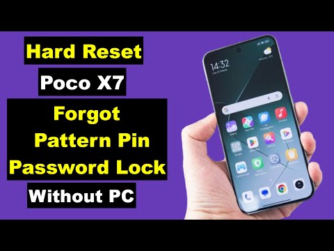 Poco X7 Pattern Pin Password Fingerprint Unlock | Hard Reset Poco X7 | Poco X7 Forgot Screen Lock