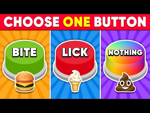 Choose One Button! BITE or LICK or NOTHING 🟢🟡🔴 Quiz Shiba