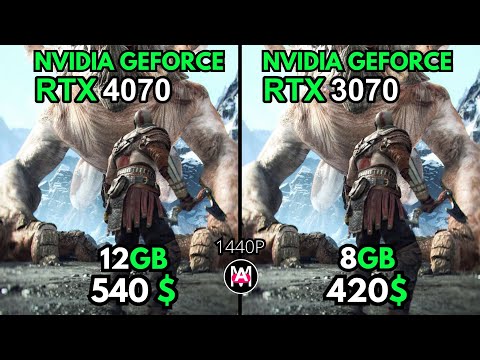 RTX 4070 VS RTX 3070 : 2K GAMING TEST