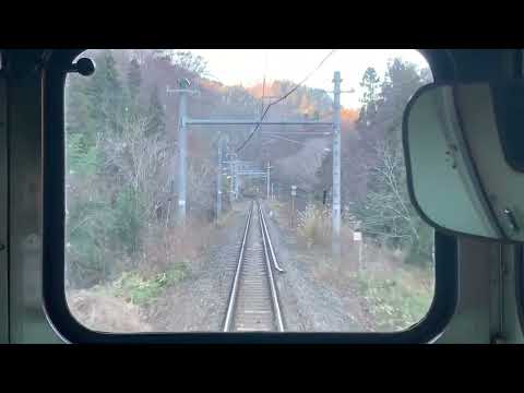 [前面展望]しなの鉄道北しなの線豊野駅から牟礼駅