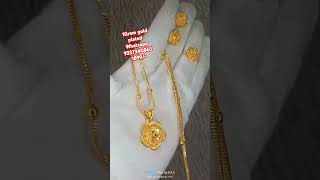 1Gram gold plated chain pendent dailyuse Jwellery #chainpendent #1gramgold #goldplated #dailywear