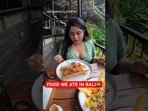 Trying Balinese Veg FOOD 🍱 For the first Time 😳 #YtShorts #Shorts #Bali #Food