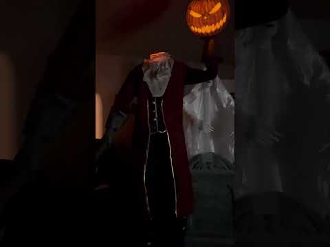 Headless Horseman Demo! #halloween #halloweenanimatronics