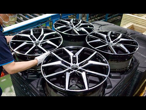 Modern Forged Aluminium Wheels Mass Production Process / 鋁合金鍛造輪圈量產工藝 - Taiwan Alloy Wheels Factory