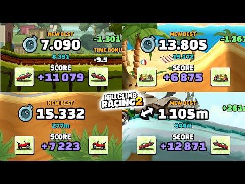 Hill Climb Racing 2 - 38k Tutorial in DOUBLE TIME DILEMMA NEW TEAM EVENT