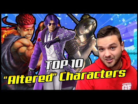 TOP 10 - "Altered" Characters in Fighting Games