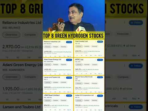 Top 8 green hydrogen stock to buy  for long term #stockmarket #longterminvesting #shorts