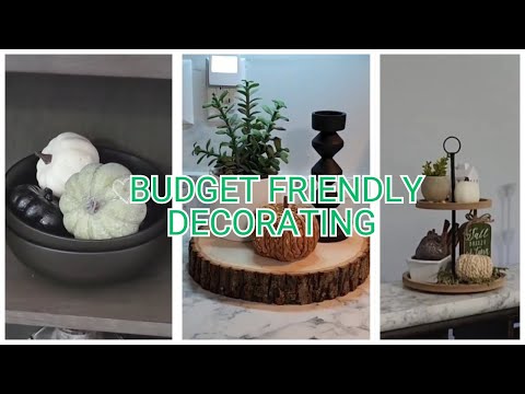 BUDGET FRIENDLY FALL DECORATING | MINIMAL AUTUMN DECOR | FALL DESSERTS