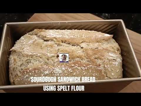 Baking healthy bread / Spelt Sourdough Sandwich Bread @CharcenFlor