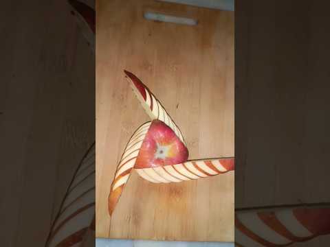 apple fruit carving ideas #fruitcarving #fruitart #diy#trending #shorts #short #youtubeshorts #viral