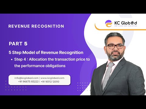 5 Step Model of Revenue Recognition | PART 5 | CPA & CA KAMAL CHHABRA SIR