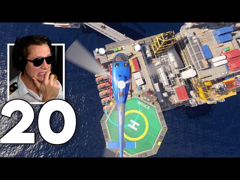 Offshore Oil Rig Helicopter Cargo Transport - MS Flight Simulator 2024 Career Mode - Part 20