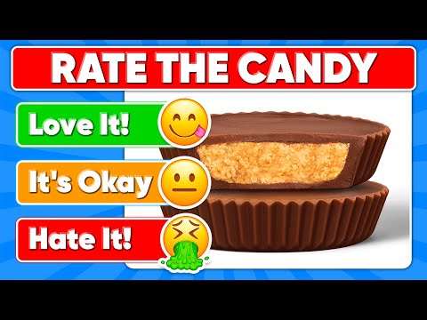 Candy Tier List 🍬 Rate the TOP 50 CANDIES 🍫 Daily Quiz