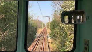 [前面展望]近江鉄道貴生川駅から水口城南駅